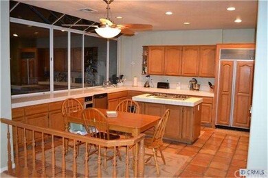 Wide open Kitchen with huge Bay window overlooking