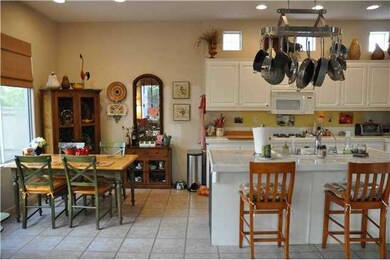 Dining area conveniently off kitchen and leading o