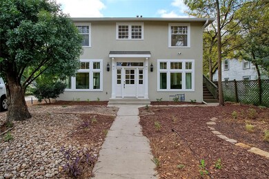 View of front of property featuring stucco siding