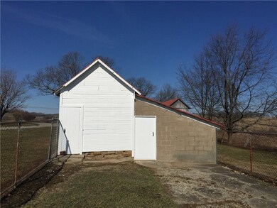 One of three sheds on the property