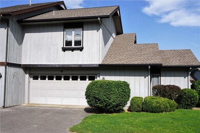 Back of unit; 1 car garage