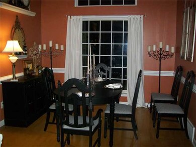 Beautiful formal dining room.  Notice the pretty h