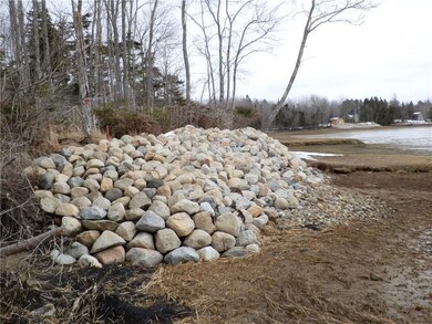 eastern corner at the water's edge