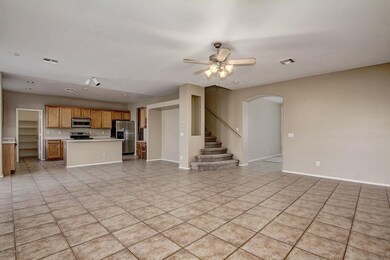 Family Room and Kitchen