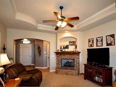 Living Room. Beautiful details give this living ro