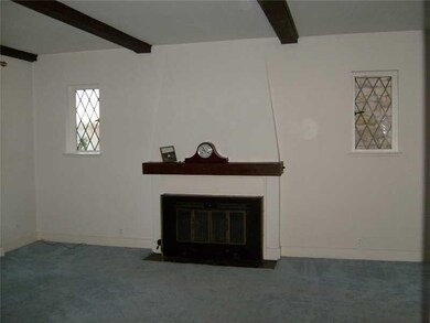 Living Room. Large living room features detailed w