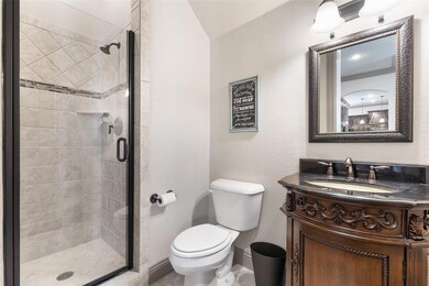 Additional Full Bath Downstairs with Upgraded Seating in Shower