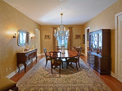 A banquet-sized dining room is the perfect setting
