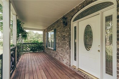 Sit back with a book and a cup of ice tea as you relax on your large front porch with great views, privacy and all the many sounds of the wild life in the area.
