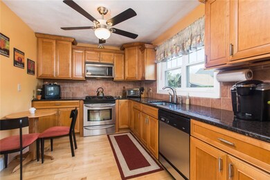 Kitchen with granite counter tops