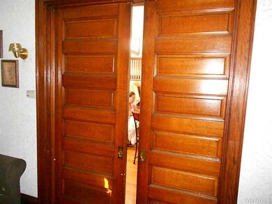 Dining Room Nice original pocket doors