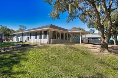 You can see the home is built up, no flooding during Harvey