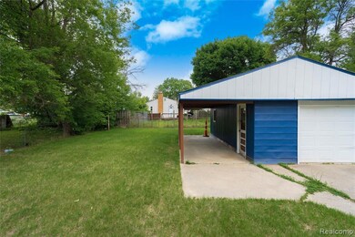 Garage with a detached garage