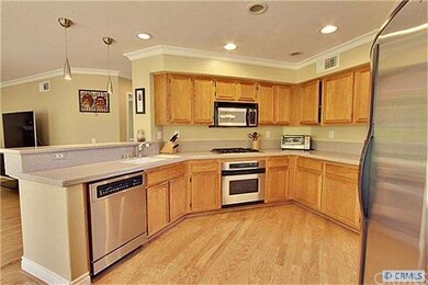 Updated Kitchen opens into the family room on the 