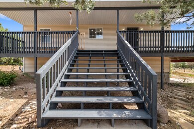 Stairs to private deck