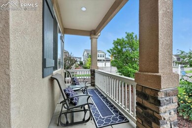 Porch with a residential view