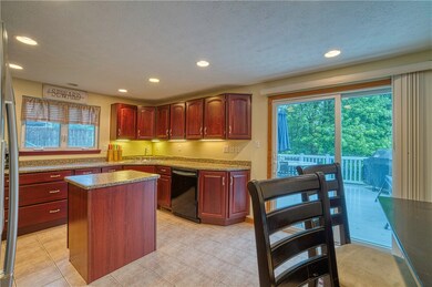 Kitchen with ample storage and island