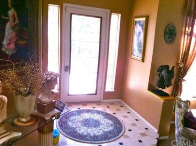 Glass entry door