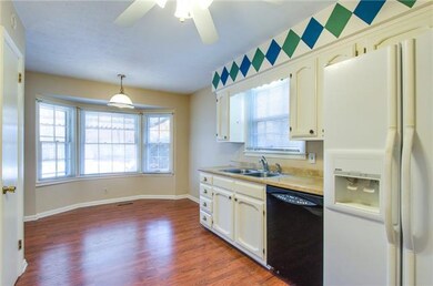 Kitchen with lots of light