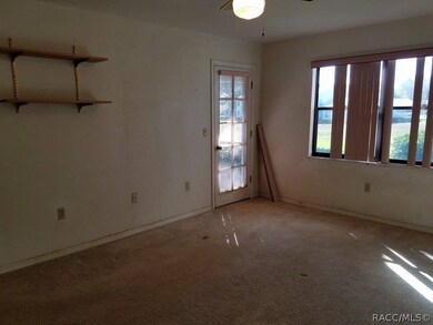 Master Bedroom the door leads to screen room