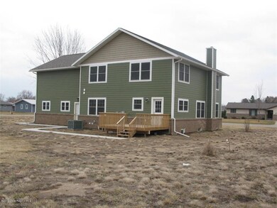 Rear view and deck