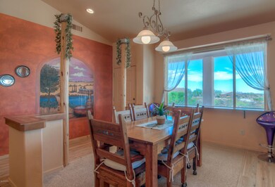 Dining Area with Large Picture Window