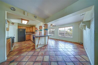 The floor plan is open with lots of space.