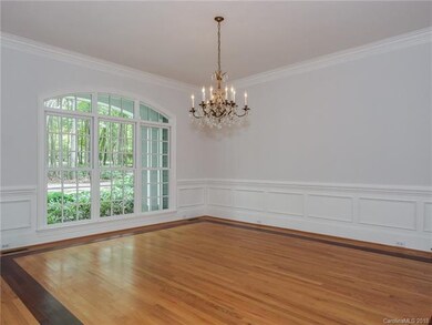 Spacious dining room