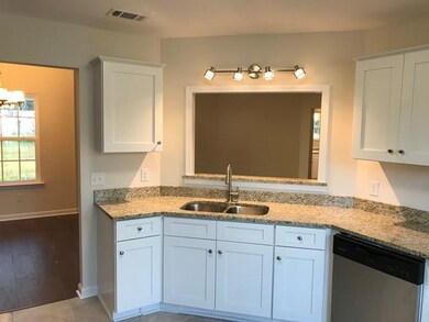Kitchen with granite counters