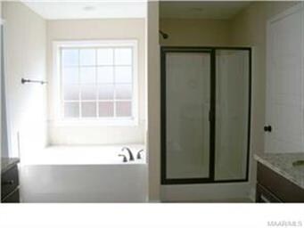 Oversized master bathroom with garden tub & Separa