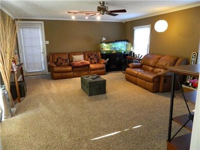 Huge bonus room for your pool table, exercise equipment, media room or toy room!  Access to the deck and back yard from this room.