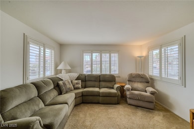 Living room featuring healthy amount of natural li