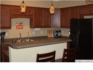 Here's a shot of the island with breakfast bar.
