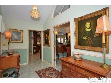 Tiled foyer