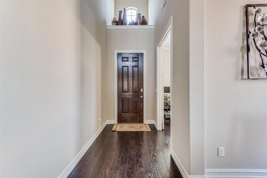looking back to the welcoming entry