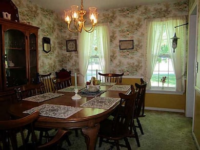 Dining Room. 12.5  x 10 . Light-green wall-to-wall
