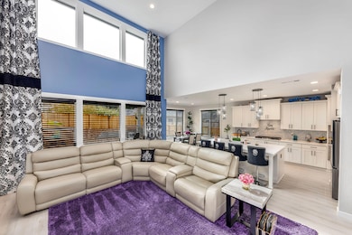 Great room to kitchen