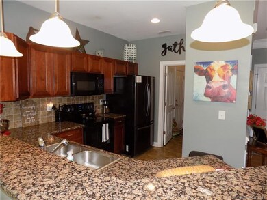 Beautiful granite countertops.