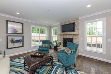 Photo of a similar floor plan taken from the Eagle