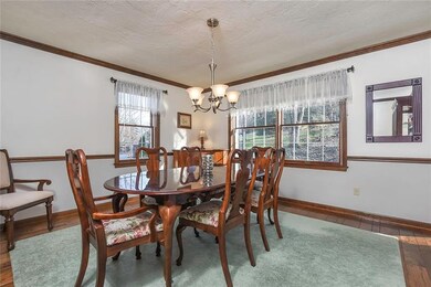 The Living Room opens to a beautiful Dining Room w