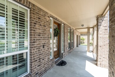 Welcoming front porch