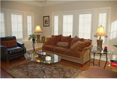 Sitting area, notice the incredible blinds through
