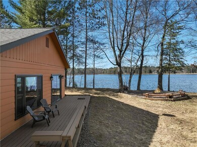 Front of home with deck