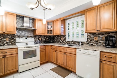 Large kitchen with new cabinetry and soft close dr