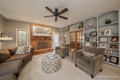 Enjoy 10 1/2 foot ceilings in main gathering rooms
