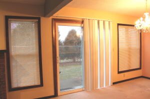 Slider to back patio