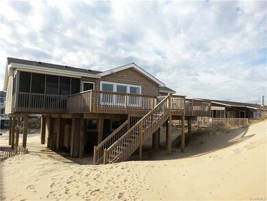 Large rear deck and screened porch!