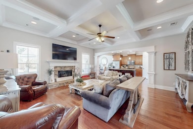 Living Room With Fire Place !