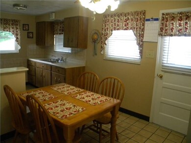 Nice Eating area with convenience to side porch