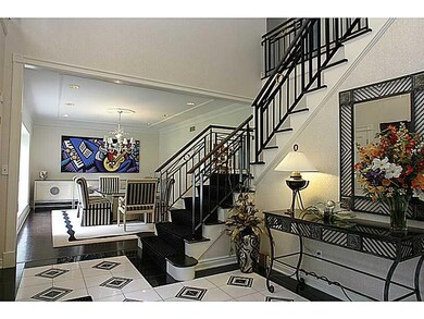 1st Floor Plan. Entry hall with marble floor and d